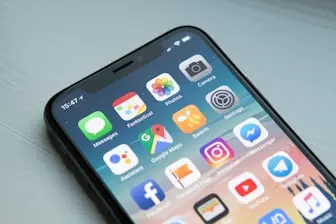 Person using smartphone